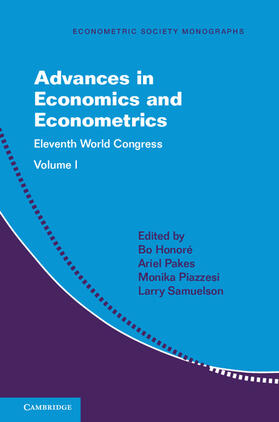 Honoré / Pakes / Piazzesi |  Advances in Economics and Econometrics | Buch |  Sack Fachmedien