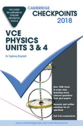 Boydell |  Cambridge Checkpoints VCE Physics Units 3 and 4 2018 and Quiz Me More | Buch |  Sack Fachmedien