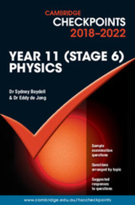Boydell / De Jong | Cambridge Checkpoints Year 11 (Stage 6) Physics | Buch | 978-1-108-43529-1 | sack.de