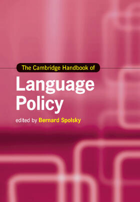 Spolsky |  The Cambridge Handbook of Language Policy | Buch |  Sack Fachmedien