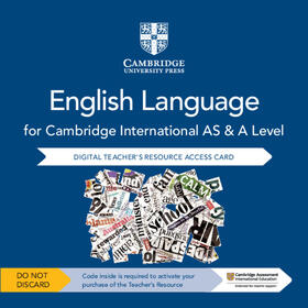 Creamer / Gould / Stanton |  Cambridge International AS and A Level English Language Cambridge Elevate Teacher's Resource Access Card | Sonstiges |  Sack Fachmedien