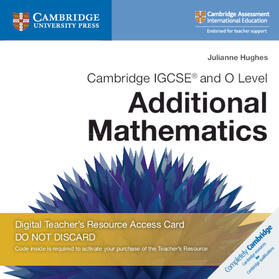Hughes |  Cambridge IGCSE (R) and O Level Additional Mathematics Cambridge Elevate Teacher's Resource Access Card | Sonstiges |  Sack Fachmedien