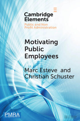 Esteve / Schuster |  Motivating Public Employees | Buch |  Sack Fachmedien