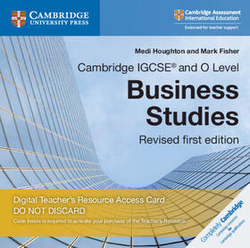 Houghton / Fisher |  Cambridge IGCSE (R) and O Level Business Studies Revised Cambridge Elevate Teacher's Resource Access Card | Sonstiges |  Sack Fachmedien