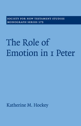 Hockey |  The Role of Emotion in 1 Peter | Buch |  Sack Fachmedien