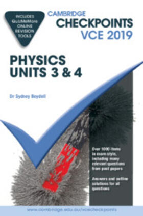 Boydell |  Cambridge Checkpoints VCE Physics Units 3 and 4 2019 and QuizMeMore | Buch |  Sack Fachmedien