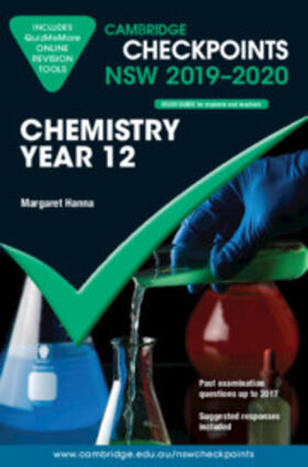 Hanna | Cambridge Checkpoints NSW 2019-20 Chemistry Year 12 and QuizMeMore PB (for DO) | Medienkombination | 978-1-108-46963-0 | sack.de