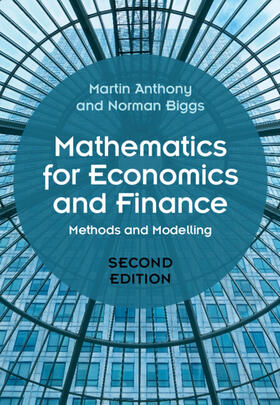 Anthony / Biggs |  Mathematics for Economics and Finance | Buch |  Sack Fachmedien
