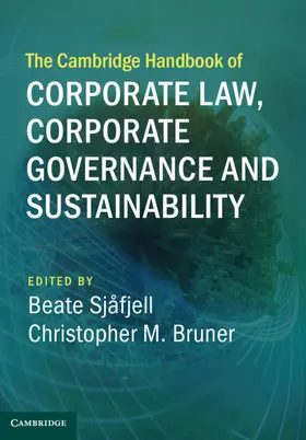 Sjåfjell / Bruner |  The Cambridge Handbook of Corporate Law, Corporate Governance and Sustainability | Buch |  Sack Fachmedien