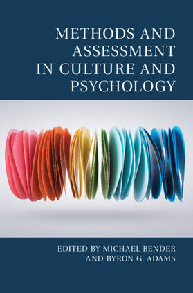 Bender / Adams |  Methods and Assessment in Culture and Psychology | Buch |  Sack Fachmedien