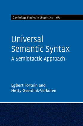 Fortuin / Geerdink-Verkoren |  Universal Semantic Syntax | Buch |  Sack Fachmedien