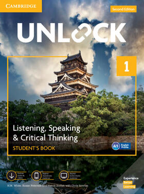 White / Peterson / Jordan | Unlock Level 1 Listening, Speaking & Critical Student’s Book, Mob App and Online Workbook w/ Downloadable Audio and Video | Medienkombination | 978-1-108-56727-5 | sack.de