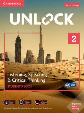 Dimond-Bayir / Russell | Unlock Level 2 Listening, Speaking & Critical Student’s Book, Mob App and Online Workbook w/ Downloadable Audio and Video | Medienkombination | 978-1-108-56729-9 | sack.de