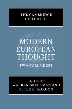 Breckman / Gordon |  The Cambridge History of Modern European Thought 2 Volume Hardback Set | Buch |  Sack Fachmedien