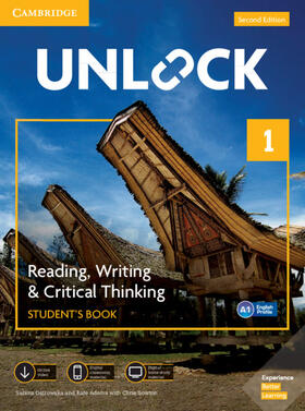 Ostrowska / Adams |  Unlock Level 1 Reading, Writing, & Critical Thinking Student’s Book, Mob App and Online Workbook w/ Downloadable Video | Buch |  Sack Fachmedien