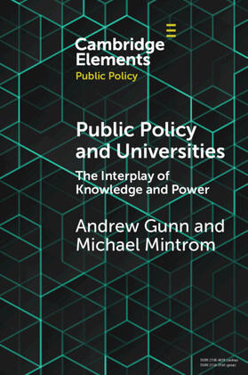 Gunn / Mintrom |  Public Policy and Universities | Buch |  Sack Fachmedien