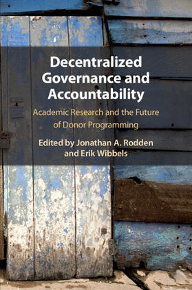 Rodden / Wibbels |  Decentralized Governance and Accountability | Buch |  Sack Fachmedien