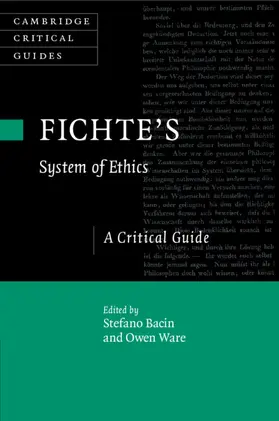 Bacin / Ware |  Fichte's System of Ethics | Buch |  Sack Fachmedien