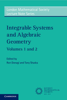 Donagi / Shaska |  Integrable Systems and Algebraic Geometry 2 Volume Paperback Set | Buch |  Sack Fachmedien