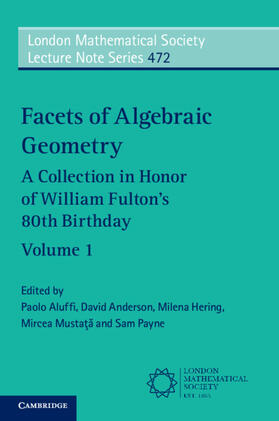 Aluffi / Anderson / Hering |  Facets of Algebraic Geometry | Buch |  Sack Fachmedien