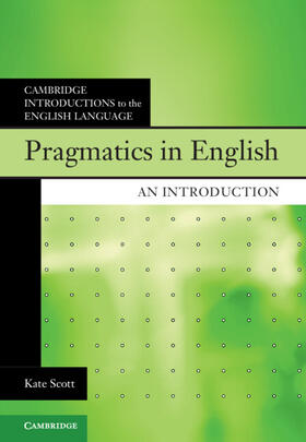 Scott |  Pragmatics in English | Buch |  Sack Fachmedien
