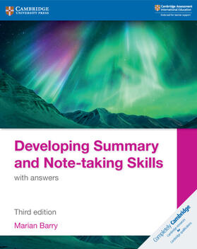 Barry |  Developing Summary and Note-taking Skills with answers | Buch |  Sack Fachmedien