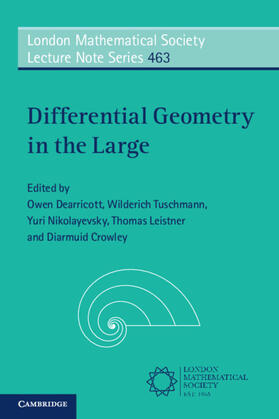 Crowley / Dearricott / Tuschmann |  Differential Geometry in the Large | Buch |  Sack Fachmedien