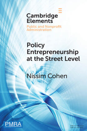Cohen |  Policy Entrepreneurship at the Street Level | Buch |  Sack Fachmedien