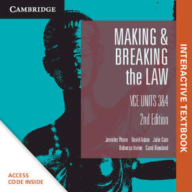 Poore / Adam / Cain | Cambridge Making and Breaking the Law VCE Units 3&4 Digital (Card) | Sonstiges | 978-1-108-81926-8 | sack.de