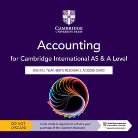 Malpas / Seagrove / Whatford | Cambridge International AS & A Level Accounting Digital Teacher's Resource Access Card | Sonstiges | 978-1-108-82873-4 | sack.de