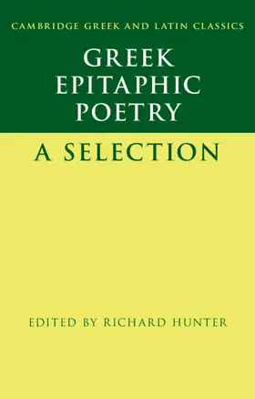 Hunter |  Greek Epitaphic Poetry | Buch |  Sack Fachmedien