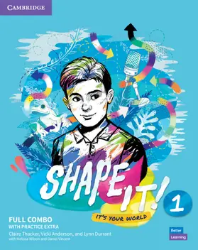 Thacker / Anderson / Durrant |  Shape It! Level 1 Full Combo Student's Book and Workbook with Practice Extra | Buch |  Sack Fachmedien