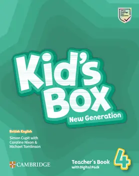 Cupit |  Kid's Box New Generation Level 4 Teacher's Book with Digital Pack British English | Buch |  Sack Fachmedien