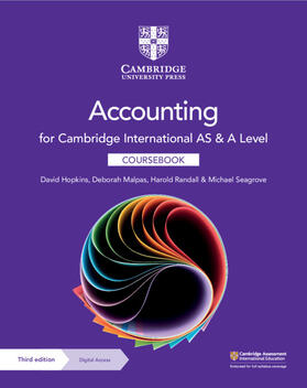 Hopkins / Malpas / Randall |  Cambridge International as & a Level Accounting Coursebook with Digital Access (2 Years) | Buch |  Sack Fachmedien