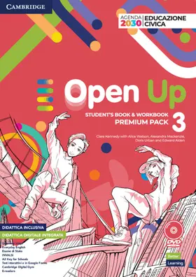 Kennedy |  Open Up Level 3 Students Book and Workbook Combo Premium Pack | Buch |  Sack Fachmedien