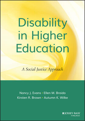 Evans / Broido / Brown |  Disability in Higher Education | Buch |  Sack Fachmedien
