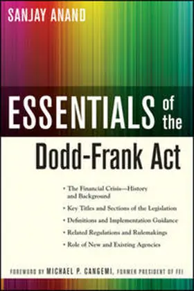 Anand |  Essentials of the Dodd-Frank Act | eBook | Sack Fachmedien