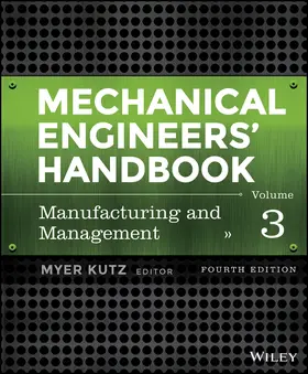 Kutz |  Mechanical Engineers' Handbook, Volume 3 | Buch |  Sack Fachmedien