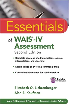 Lichtenberger / Kaufman |  Essentials of Wais-IV Assessment | Buch |  Sack Fachmedien