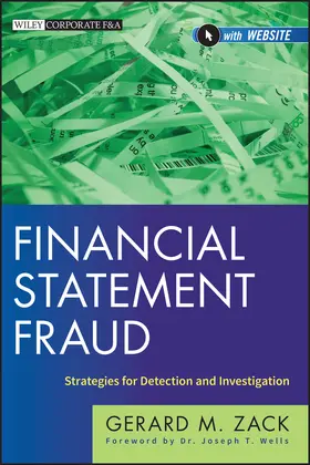 Zack |  Financial Statement Fraud + We | Buch |  Sack Fachmedien