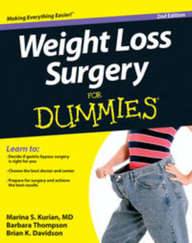 Kurian / Thompson / Davidson |  Weight Loss Surgery For Dummies | eBook | Sack Fachmedien