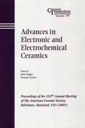 Dogan / Kumta |  Advances in Electronic and Electrochemical Ceramics | eBook | Sack Fachmedien