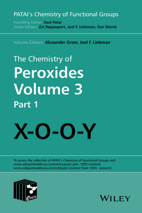 Rappoport / Liebman / Marek |  The Chemistry of Peroxides, Volume 3 | Buch |  Sack Fachmedien
