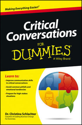 Schlachter |  Critical Conversations For Dummies | Buch |  Sack Fachmedien