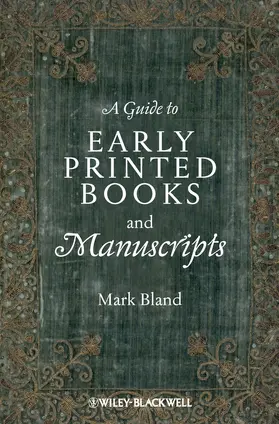 Bland |  A Guide to Early Printed Books and Manuscripts | Buch |  Sack Fachmedien