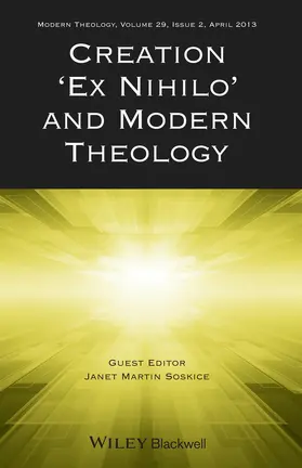 Soskice |  Creation Ex Nihilo and Modern Theology | Buch |  Sack Fachmedien