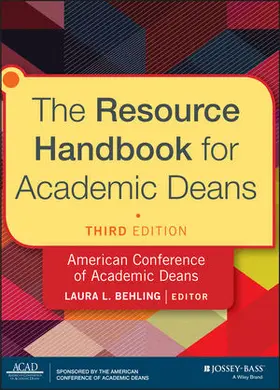 Behling |  The Resource Handbook for Academic Deans | Buch |  Sack Fachmedien