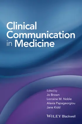 Brown / Kidd / Noble |  Clinical Communication in Medicine | Buch |  Sack Fachmedien