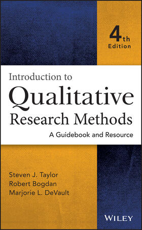 Taylor / Bogdan / DeVault |  Introduction to Qualitative Research Methods | Buch |  Sack Fachmedien