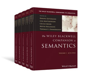 Gutzmann / Matthewson / Meier |  The Wiley Blackwell Companion to Semantics, 5 Volume Set | Buch |  Sack Fachmedien